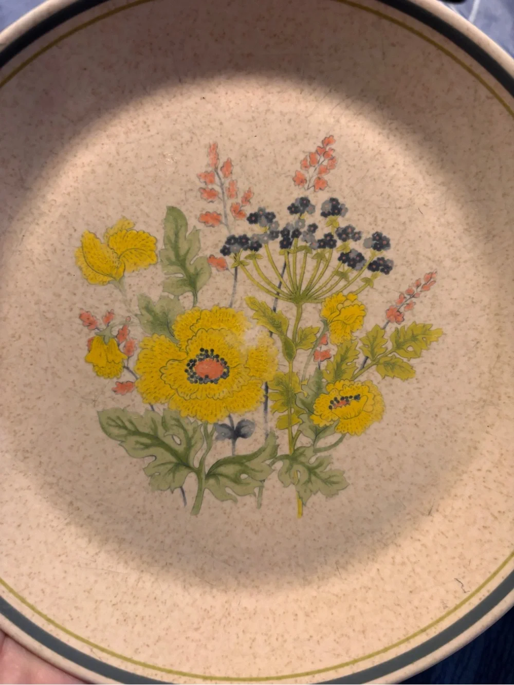 Lenox Temper-Ware Summer Spice salad plates. Qty 2. Made in the USA.